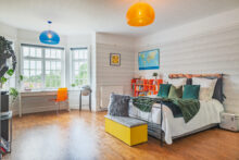 The Second Bedroom enjoys peaceful views across the gardens