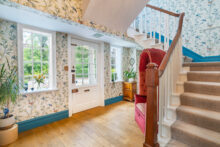 The Entrance Hall provides a suitably impressive welcome